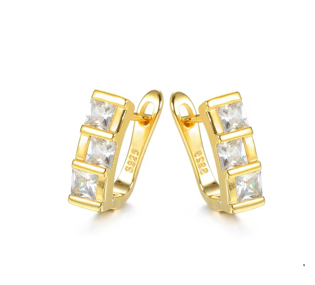 Brinco Elegância Geométrica