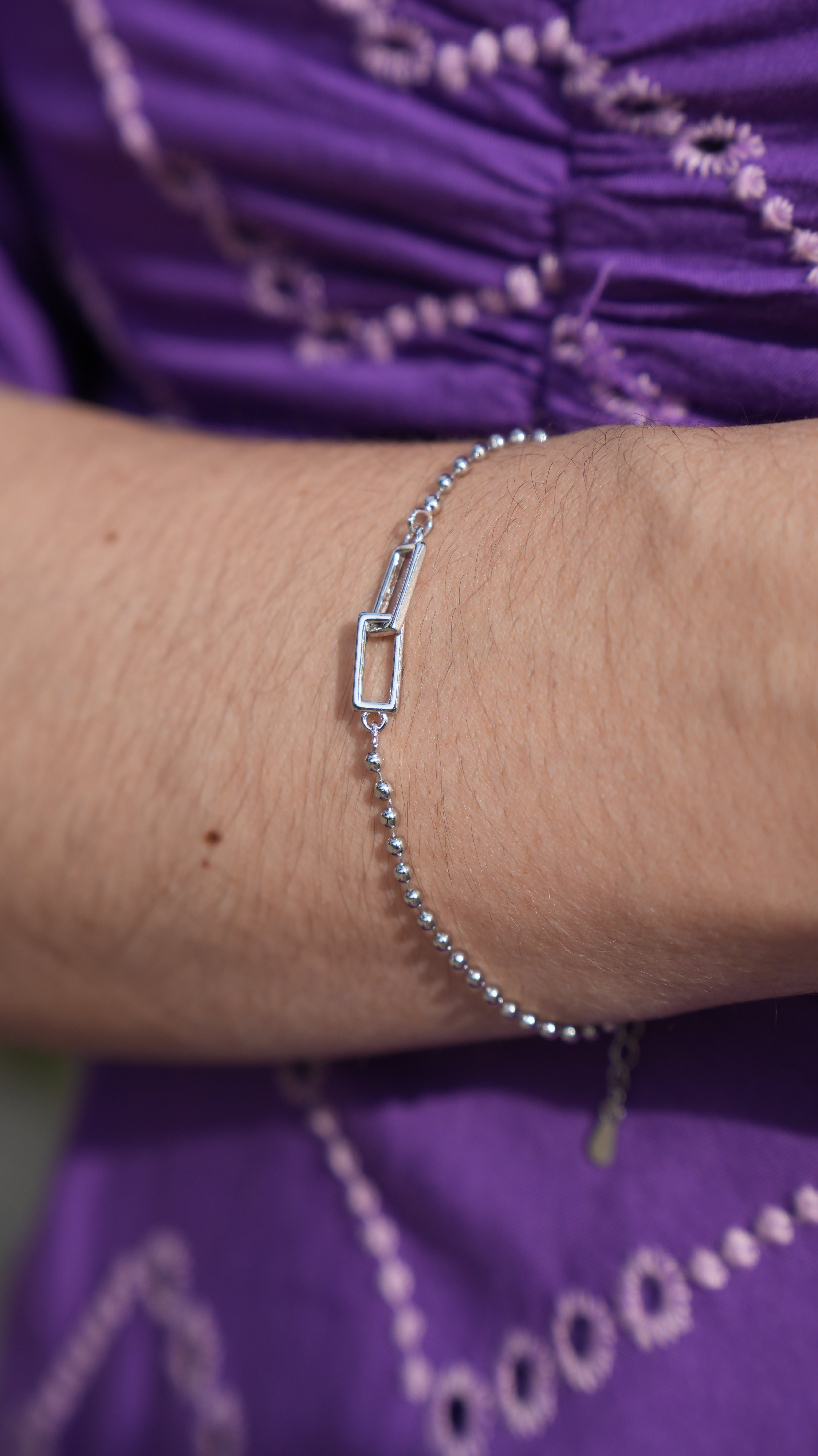 Pulseira Clássica Geométrica